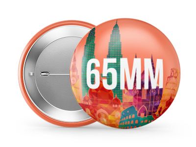button met diameter van 6,5 cm